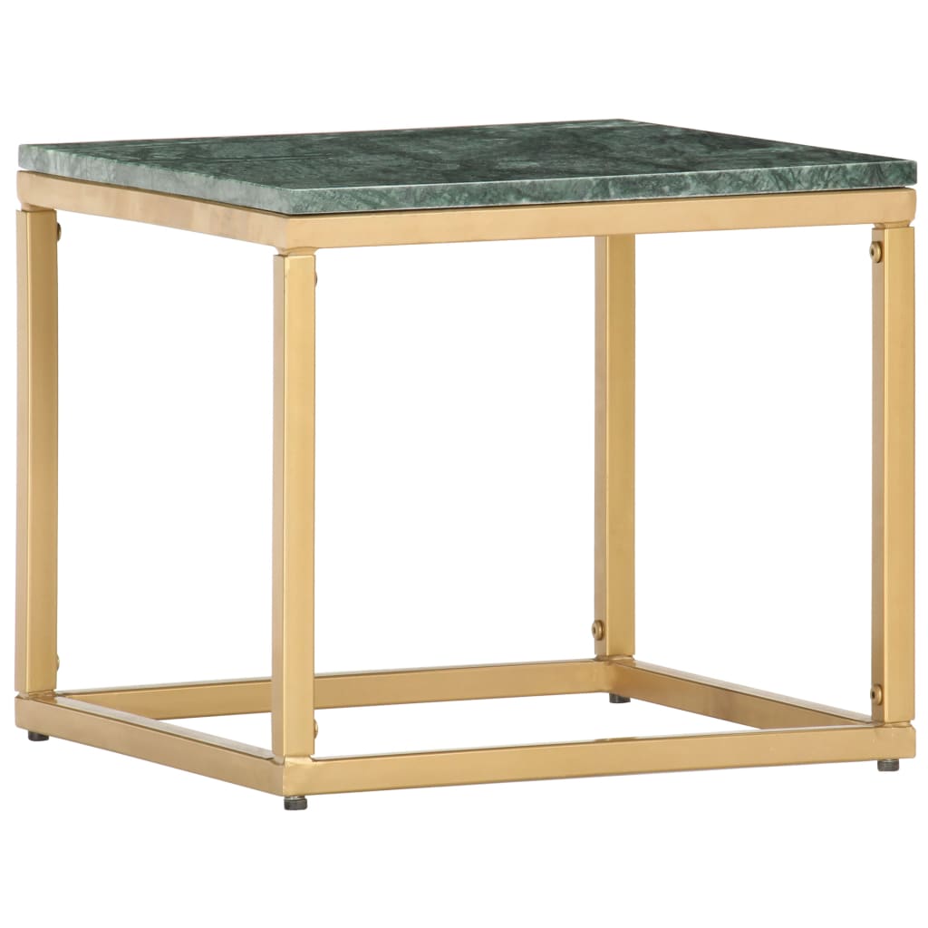 Table basse en pierre véritable et acier
