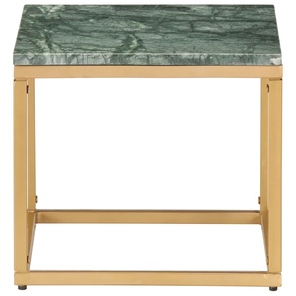 Table basse en pierre véritable et acier